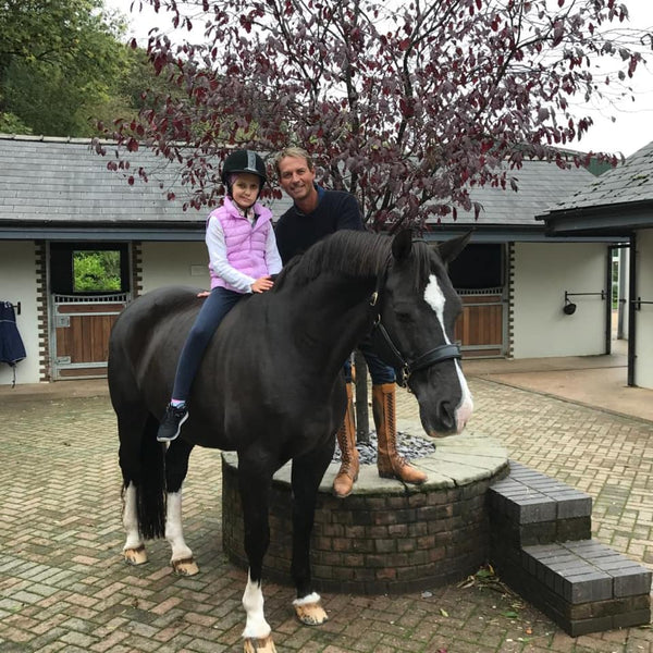 Amelie's encounter with dressage royalty!