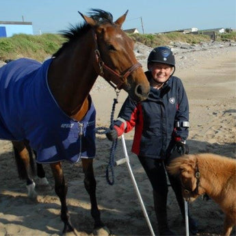 Hannah and horsey friends